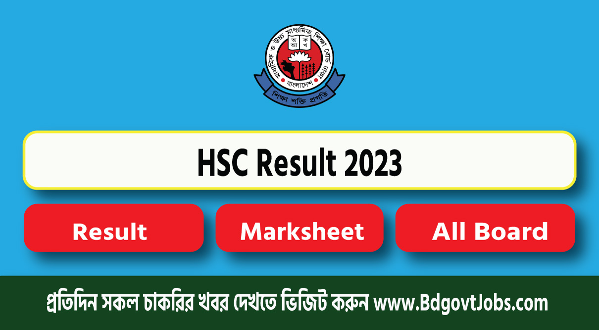 HSC Result 2024 With Marksheet All Education Board