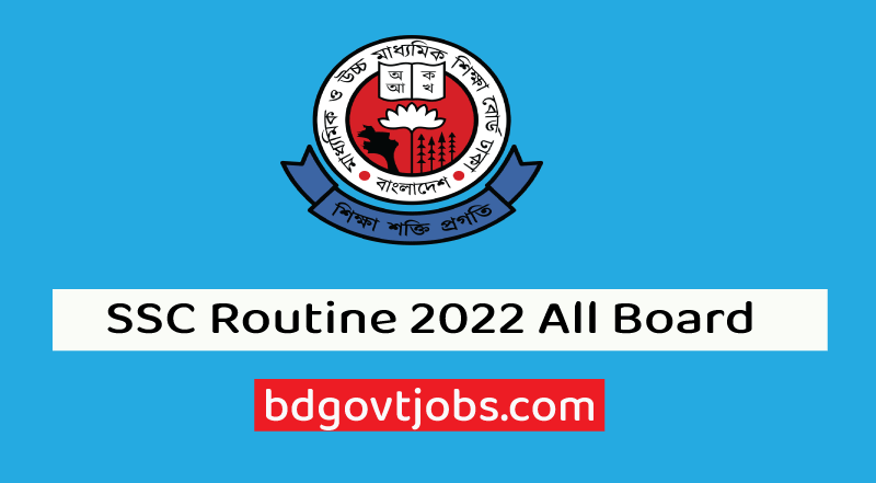 SSC Routine 2022