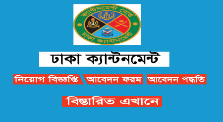 Dhaka Cantonment Board Job Circular 2025