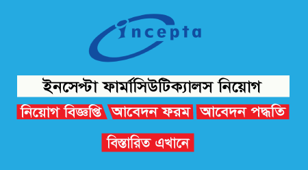 Incepta Pharmaceuticals LTD Job Circular 2025