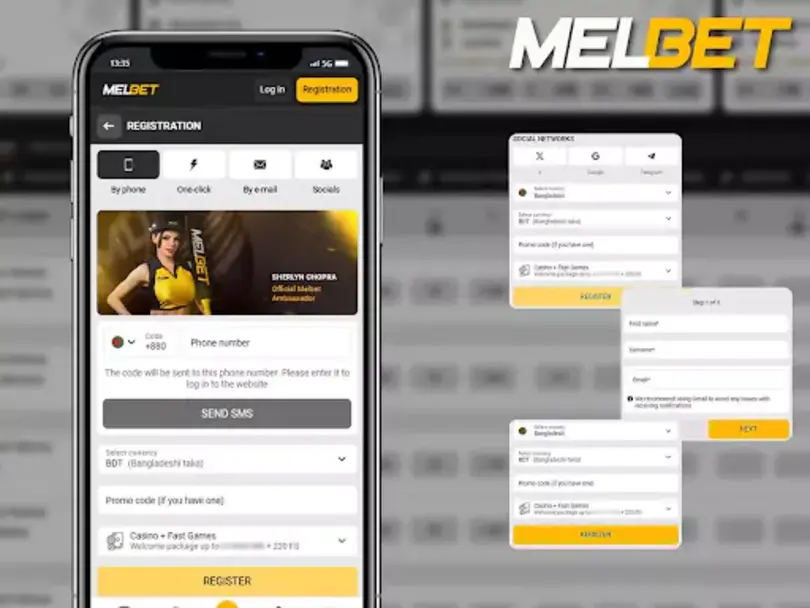 How to Register in the Melbet Mobile App